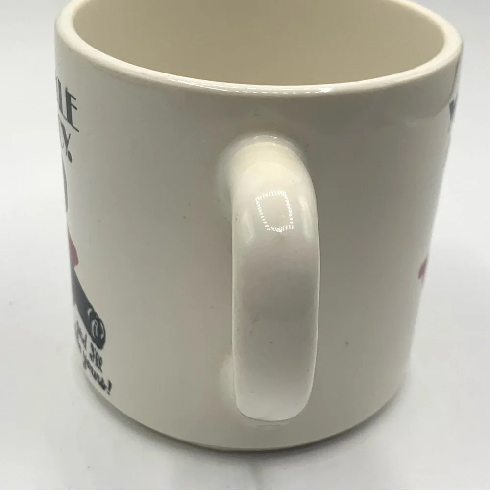 Vintage “You Tickle My Fancy” Hot Lips by Doug Wilson Mug 80s